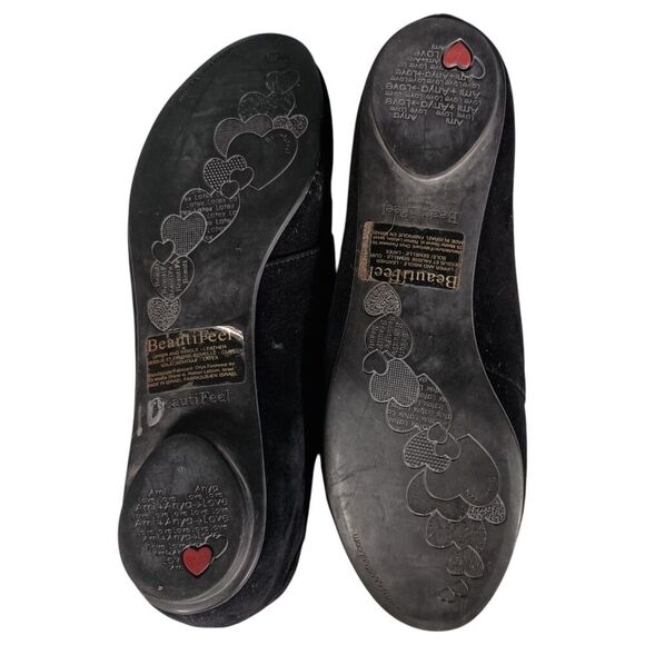 Beautifeel Flats 6 Womens Black Aline Suede Mary Jane Slip On Round Toe Casual - Picture 10 of 10